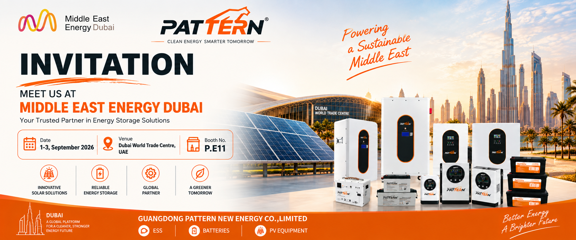 Meet PATTERN at Middle East Energy Dubai 2026