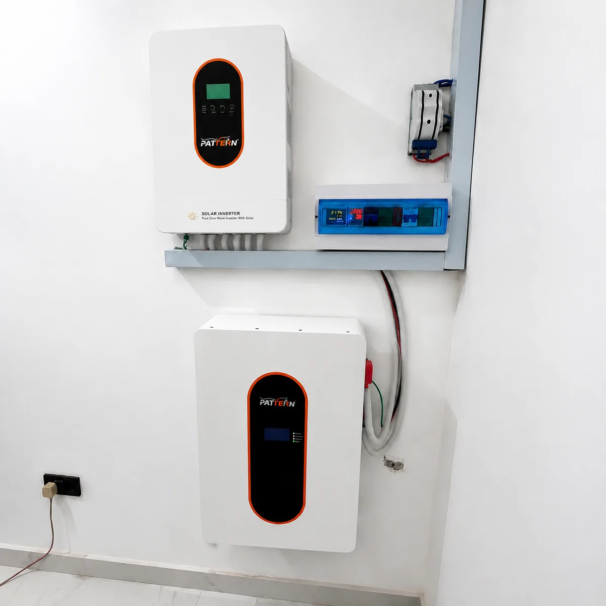 Minimal White-Wall Home Install — Residential · Nigeria