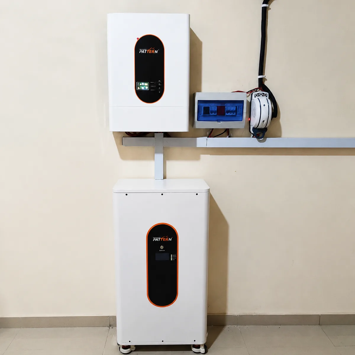 Clean Wall-Mount Inverter + Battery Set — Residential · Nigeria
