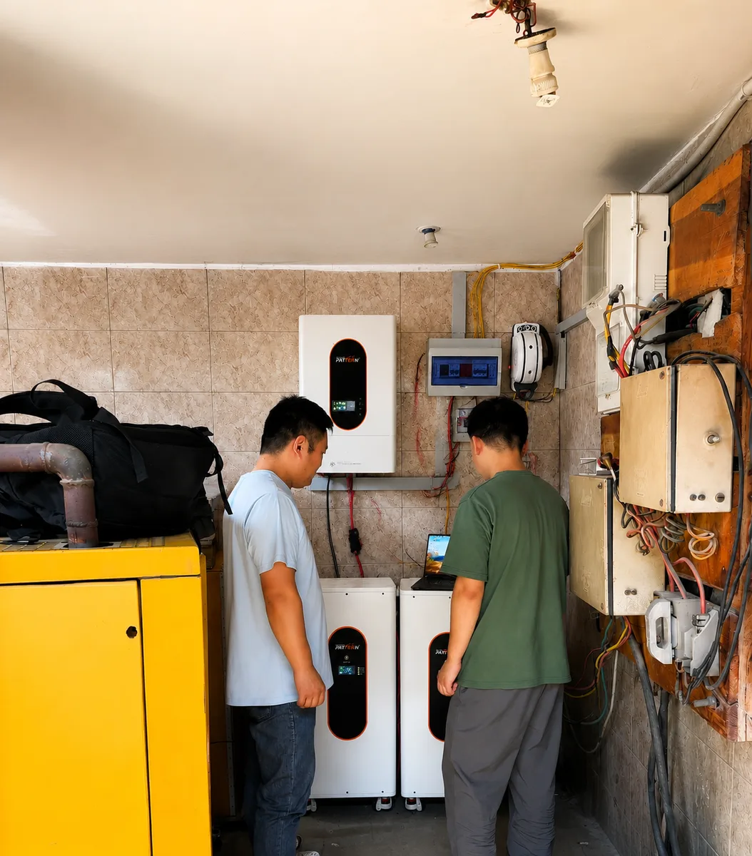 Dual-Battery Utility Room Build — C&I · Vietnam