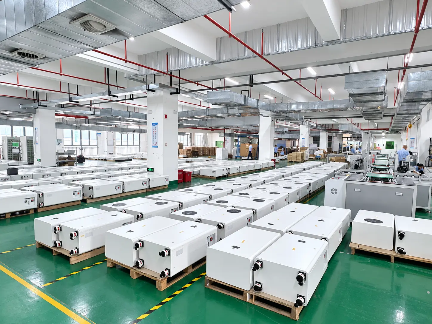 PATTERN finished battery inventory before shipment