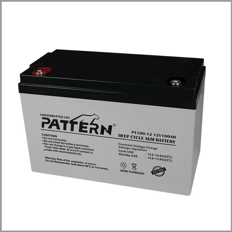 AGM battery PT100-12 - Pattern